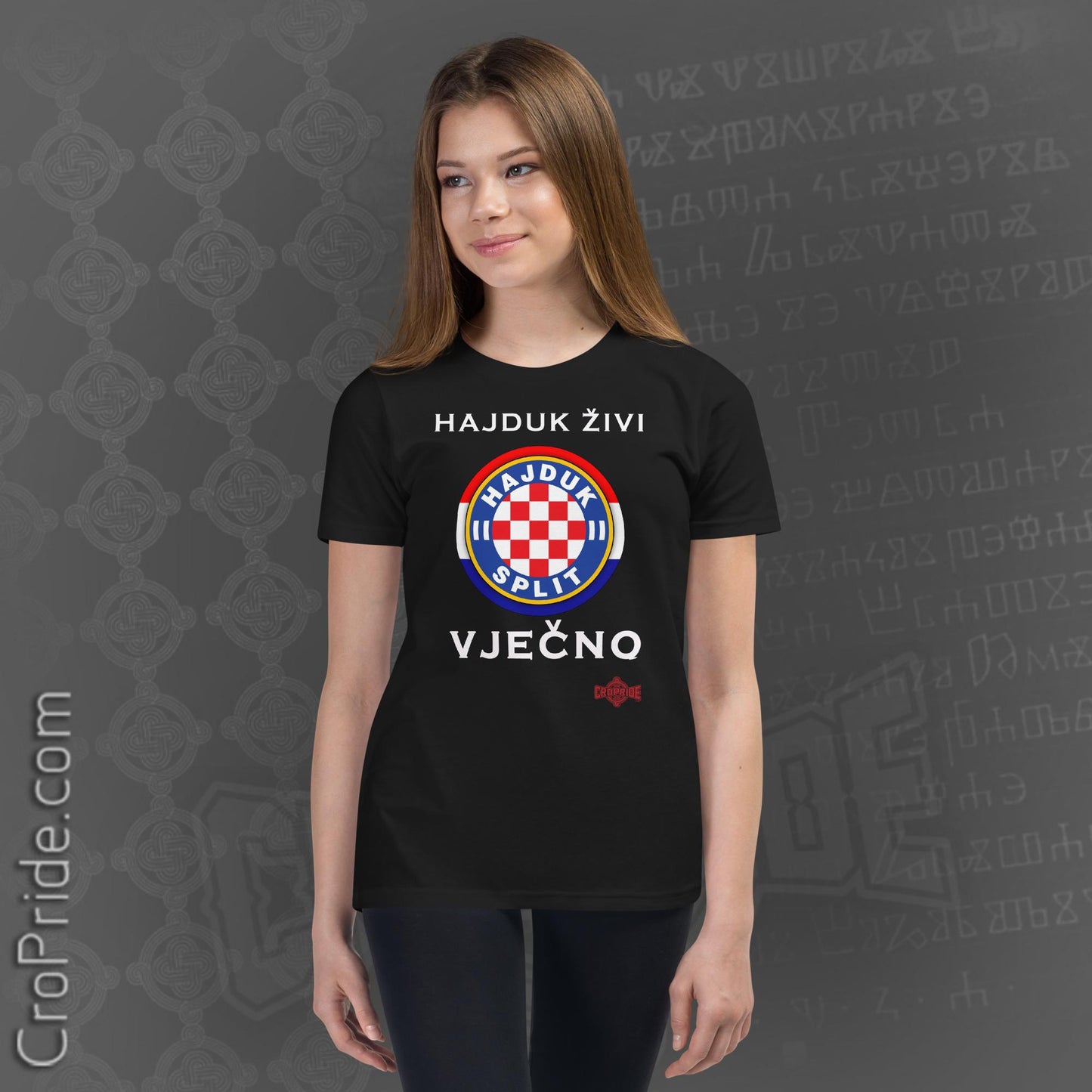 Hajduk Zivi Vjecno Youth T-Shirt - Celebrate The Undying Spirit of Hajduk Split