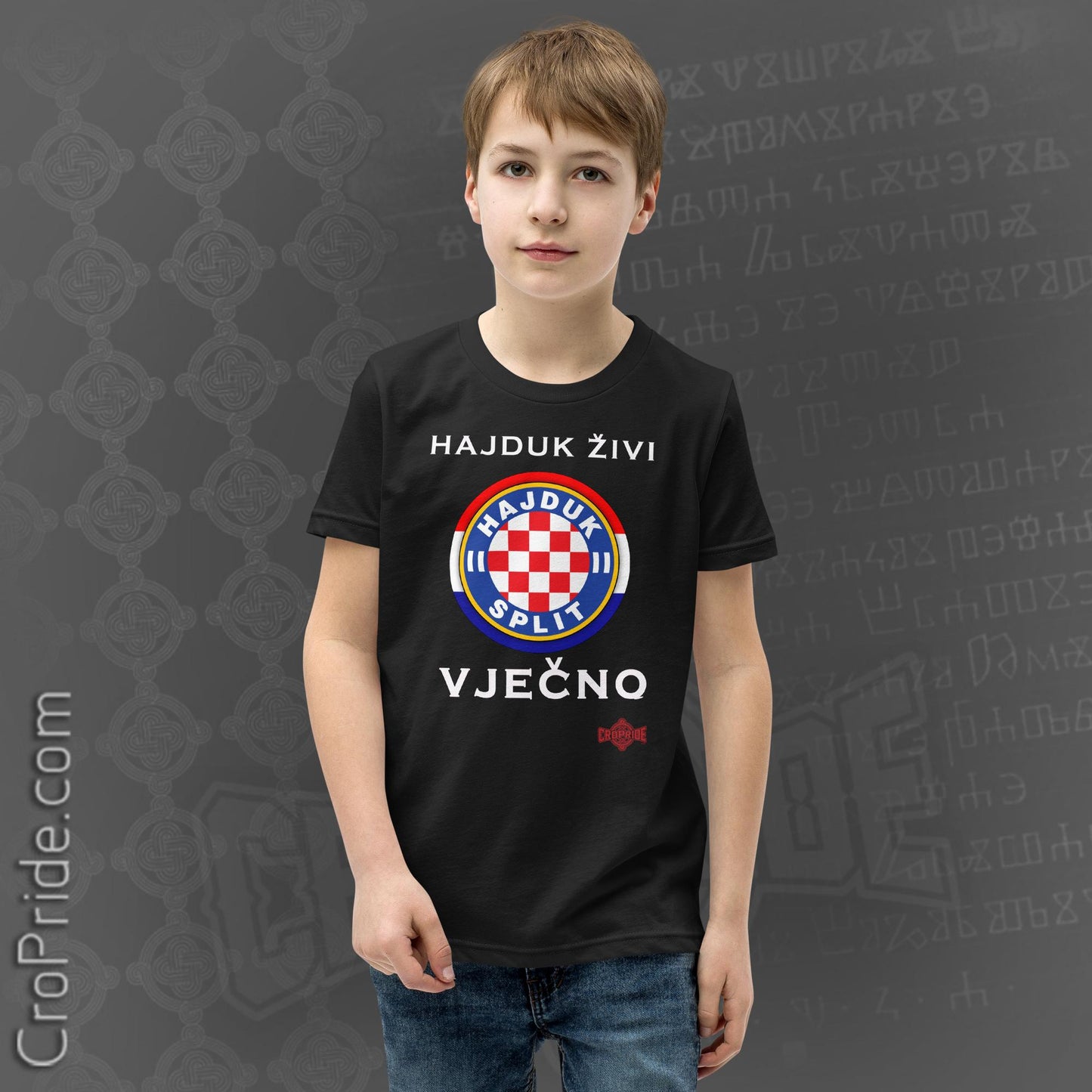 Hajduk Zivi Vjecno Youth T-Shirt - Celebrate The Undying Spirit of Hajduk Split