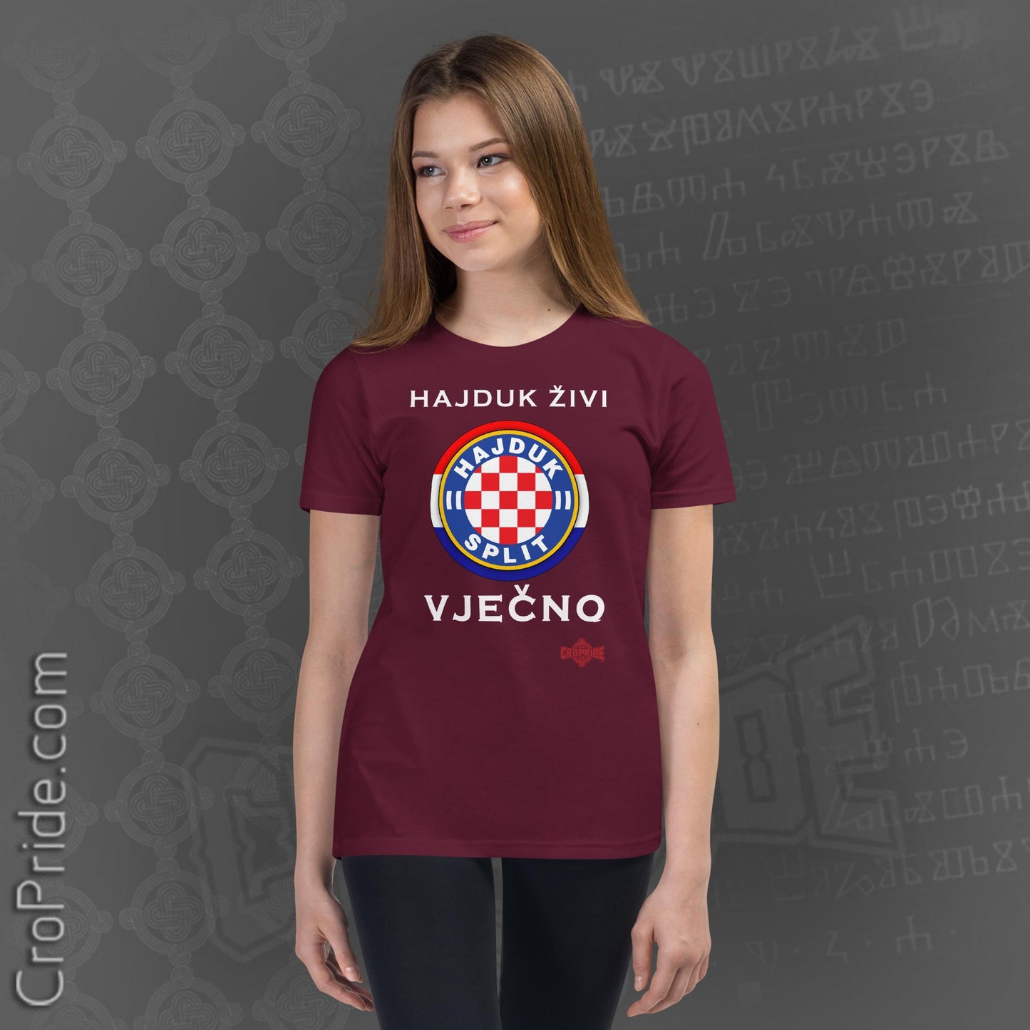 Hajduk Zivi Vjecno Youth T-Shirt - Celebrate The Undying Spirit of Hajduk Split