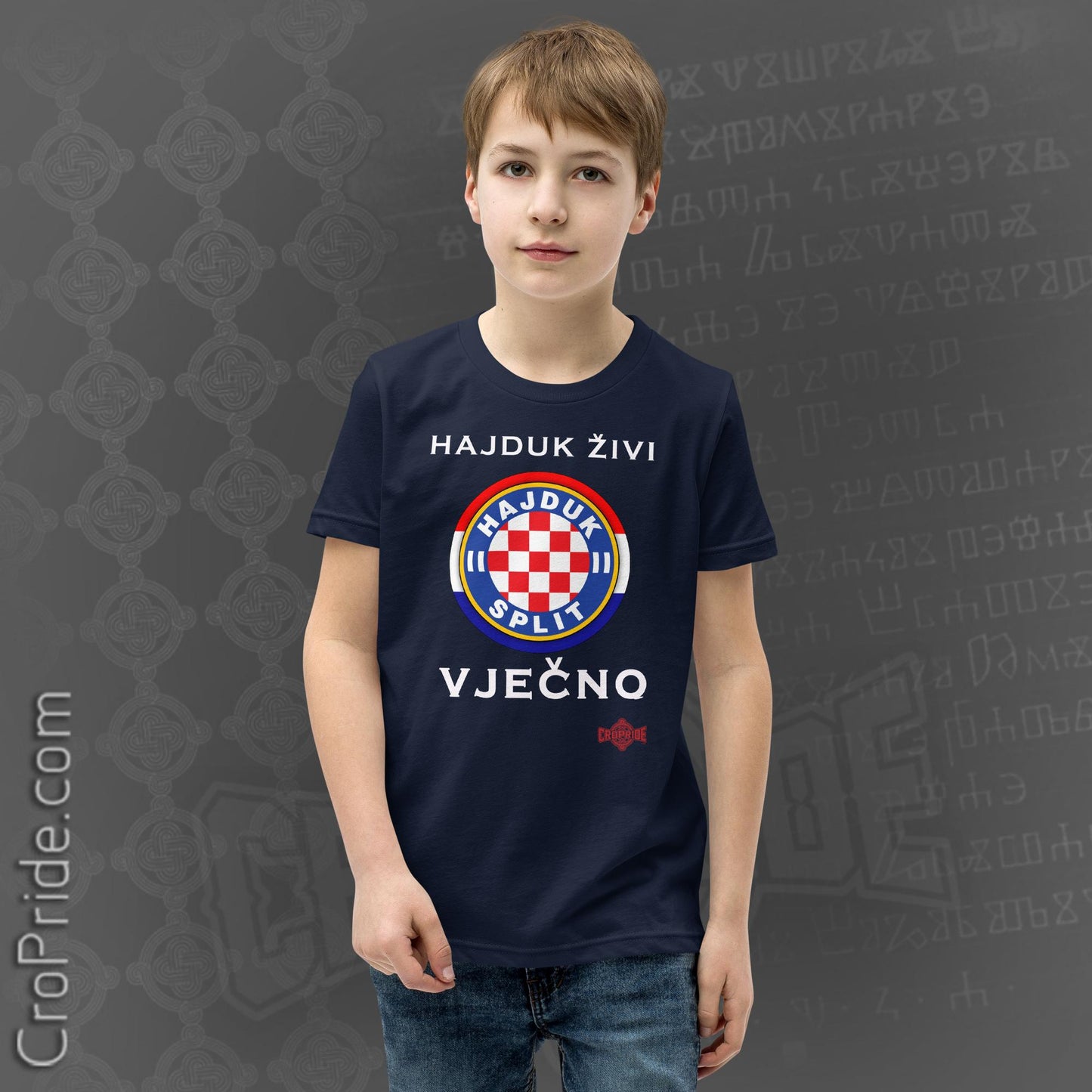 Hajduk Zivi Vjecno Youth T-Shirt - Celebrate The Undying Spirit of Hajduk Split