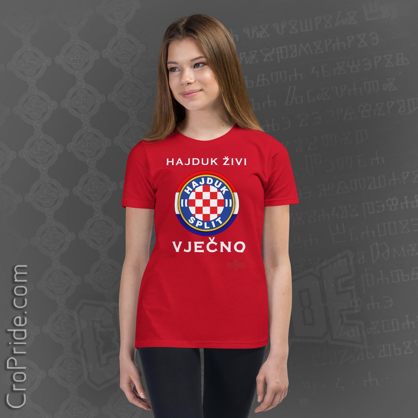 Hajduk Zivi Vjecno Youth T-Shirt - Celebrate The Undying Spirit of Hajduk Split