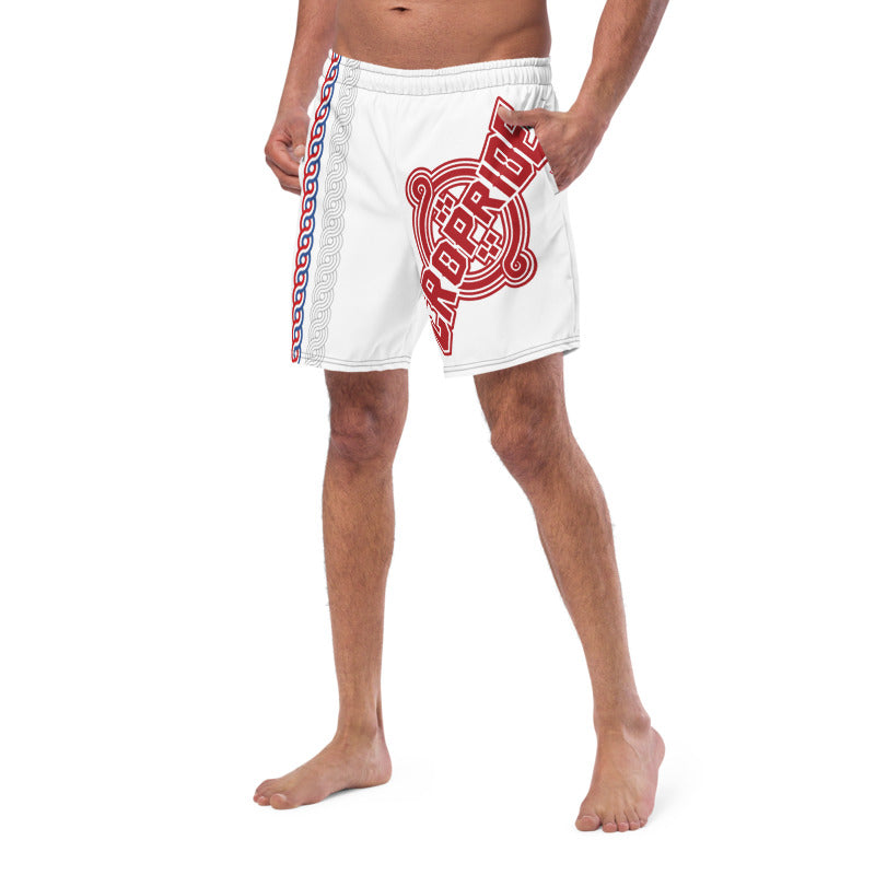 Croatian Swim Trunks with Croatian Pleter Design By CroPride Gear