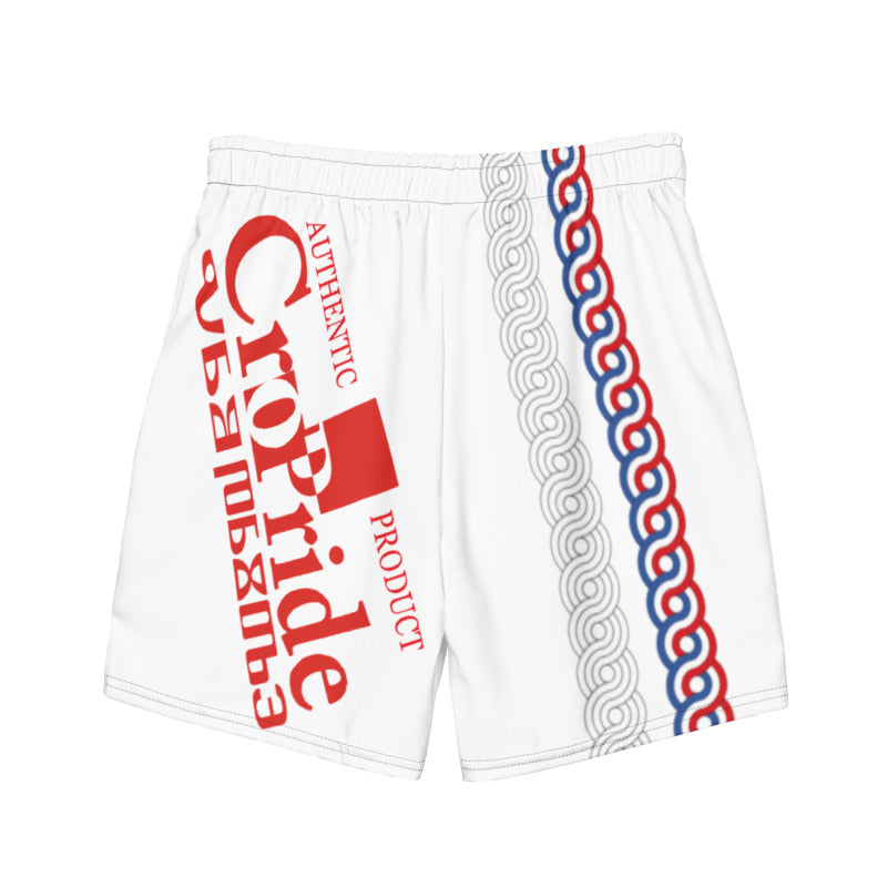 Croatian Swim Trunks with Croatian Pleter Design By CroPride Gear