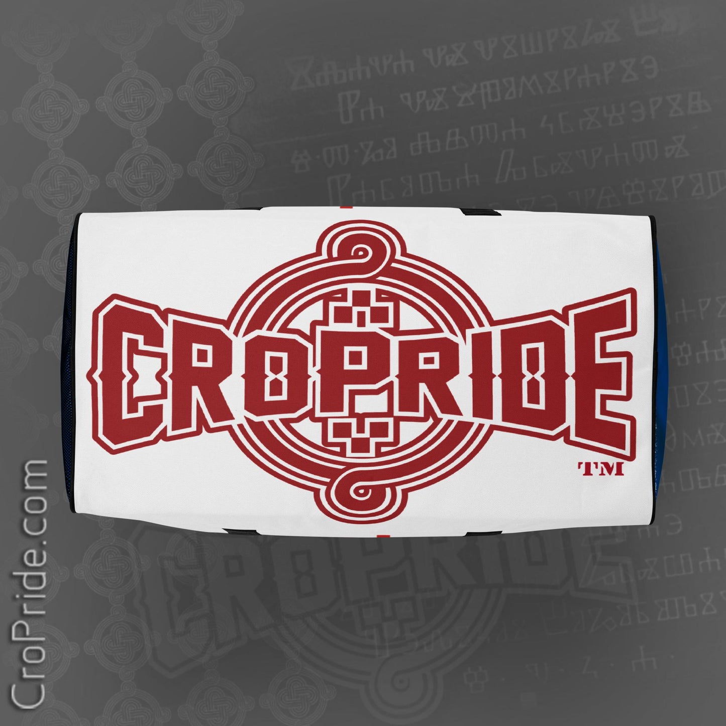 Croatian Duffle Bag - Authentic Design, Removable Strap By CroPride Gear