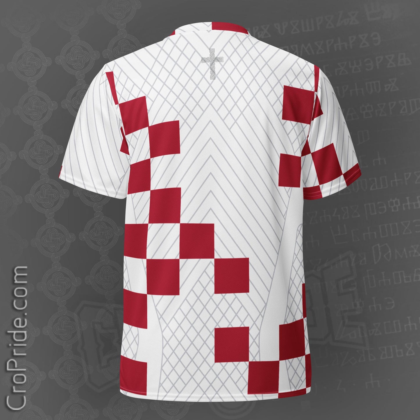 Croatian Checkers Inspired Jersey - Premium Croatian Jersey for Football Fans & Style Enthusiasts