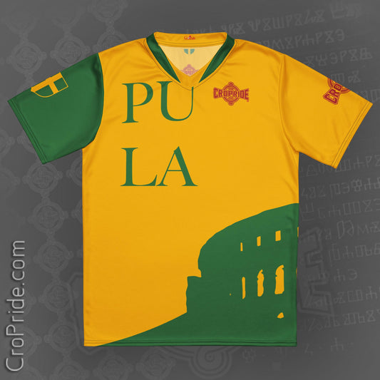 Pula Croatia Heritage Jersey - Recycled Polyester, Moisture-Wicking
