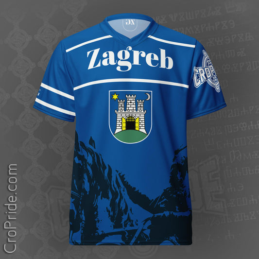 Zagreb CroPride Gear Designed Jersey - Breathable and Moisture-Wicking