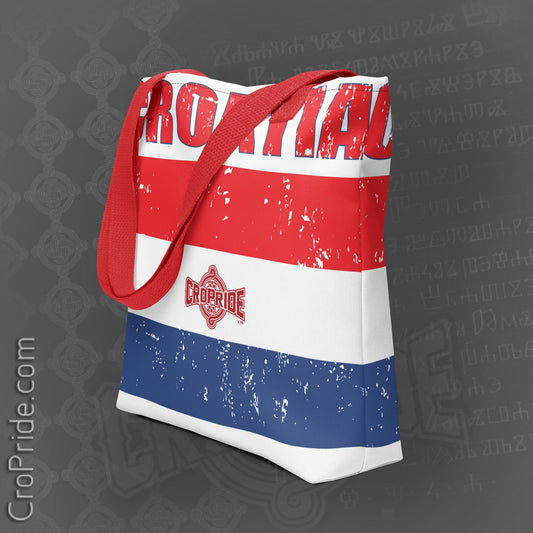 Croatia Tote Bag Designed by CroPride Gear-Represent