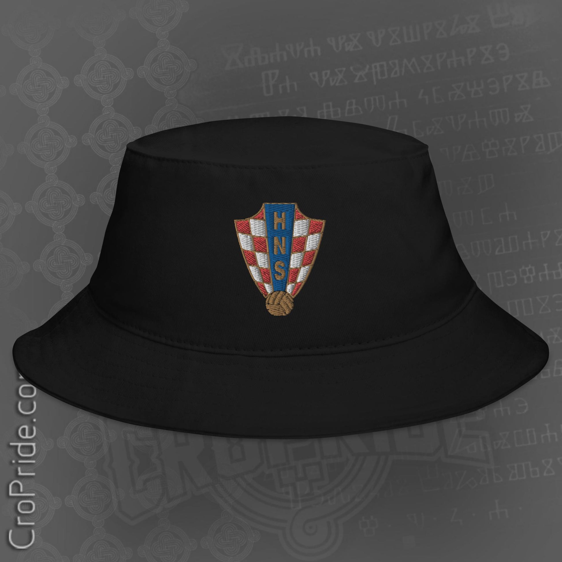 Croatian Hat: HNS Vatreni Bucket Hat by CroPride Gear