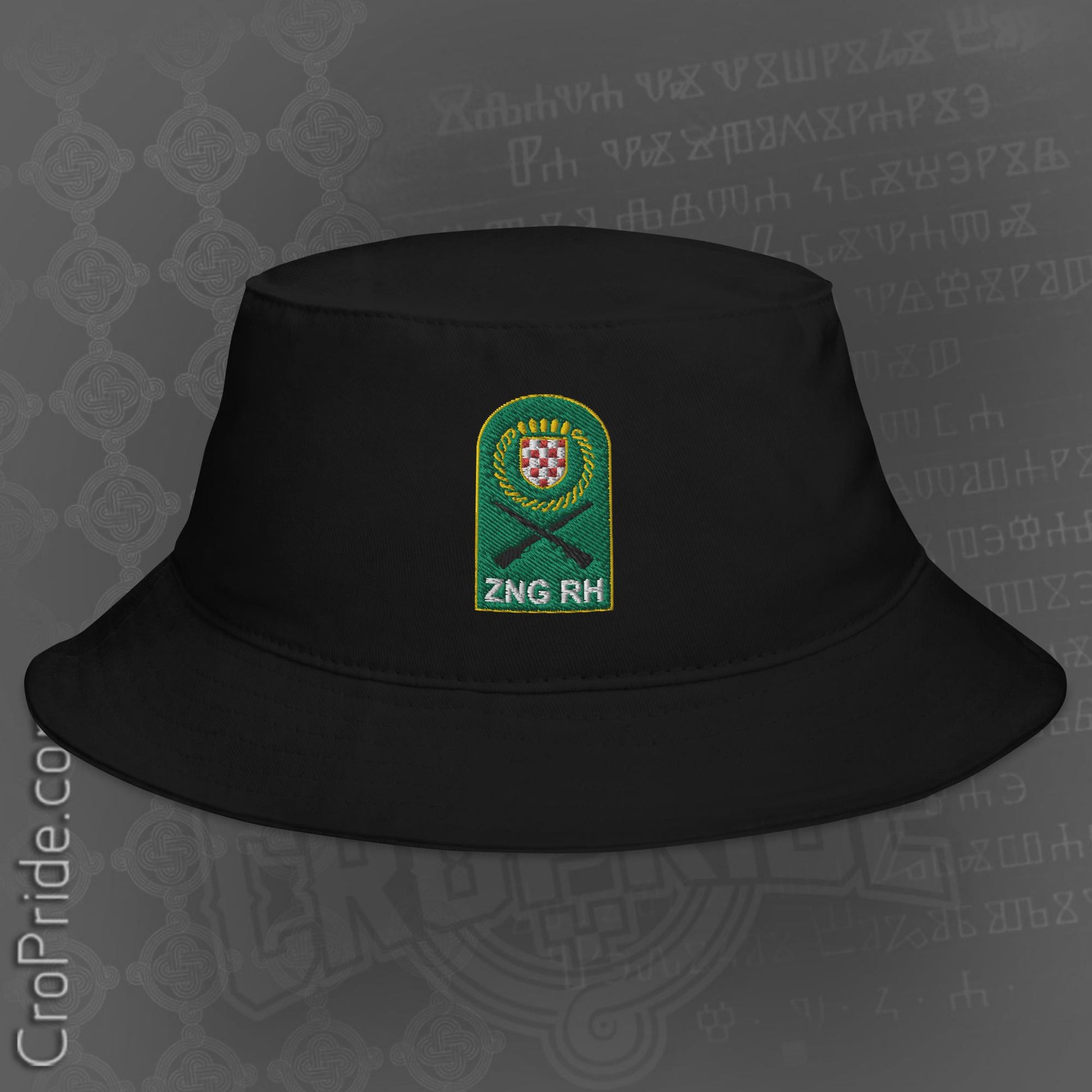 Croatian Hat: ZNG RH Bucket Hat for Croatia's Heroic Struggle