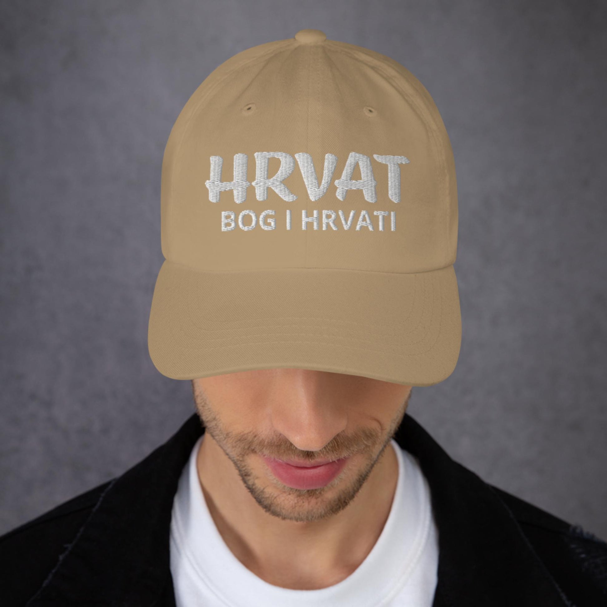 Croatian Hat - Bog I Hrvat, Adjustable Strap, Unstructured, Low-Profile