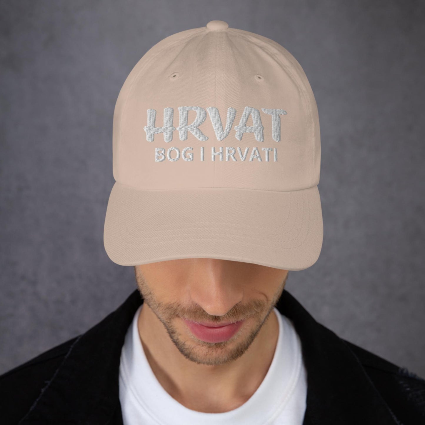 Croatian Hat - Bog I Hrvat, Adjustable Strap, Unstructured, Low-Profile