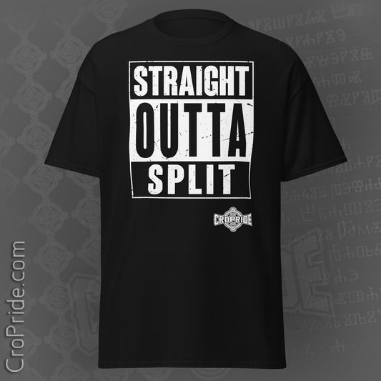Croatian Pride: Straight Outta Split T-Shirt - 100% Cotton, Unique Design
