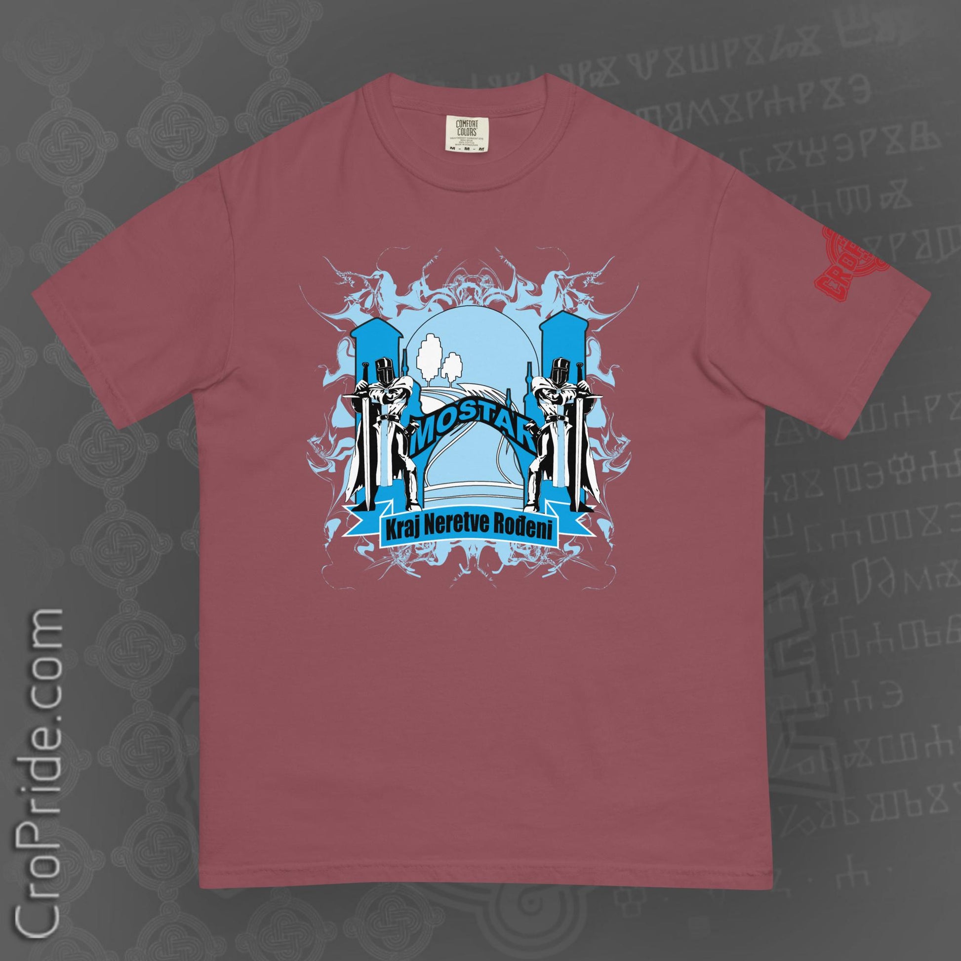 "Mostar"-Hercegovina Men’s T-shirt Designed By CroPride Gear