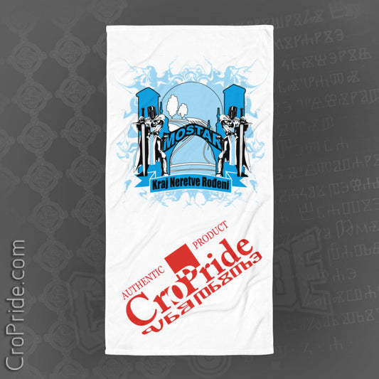 CroPride Gear "Mostar" Hercegovina Towel Designed By CroPride