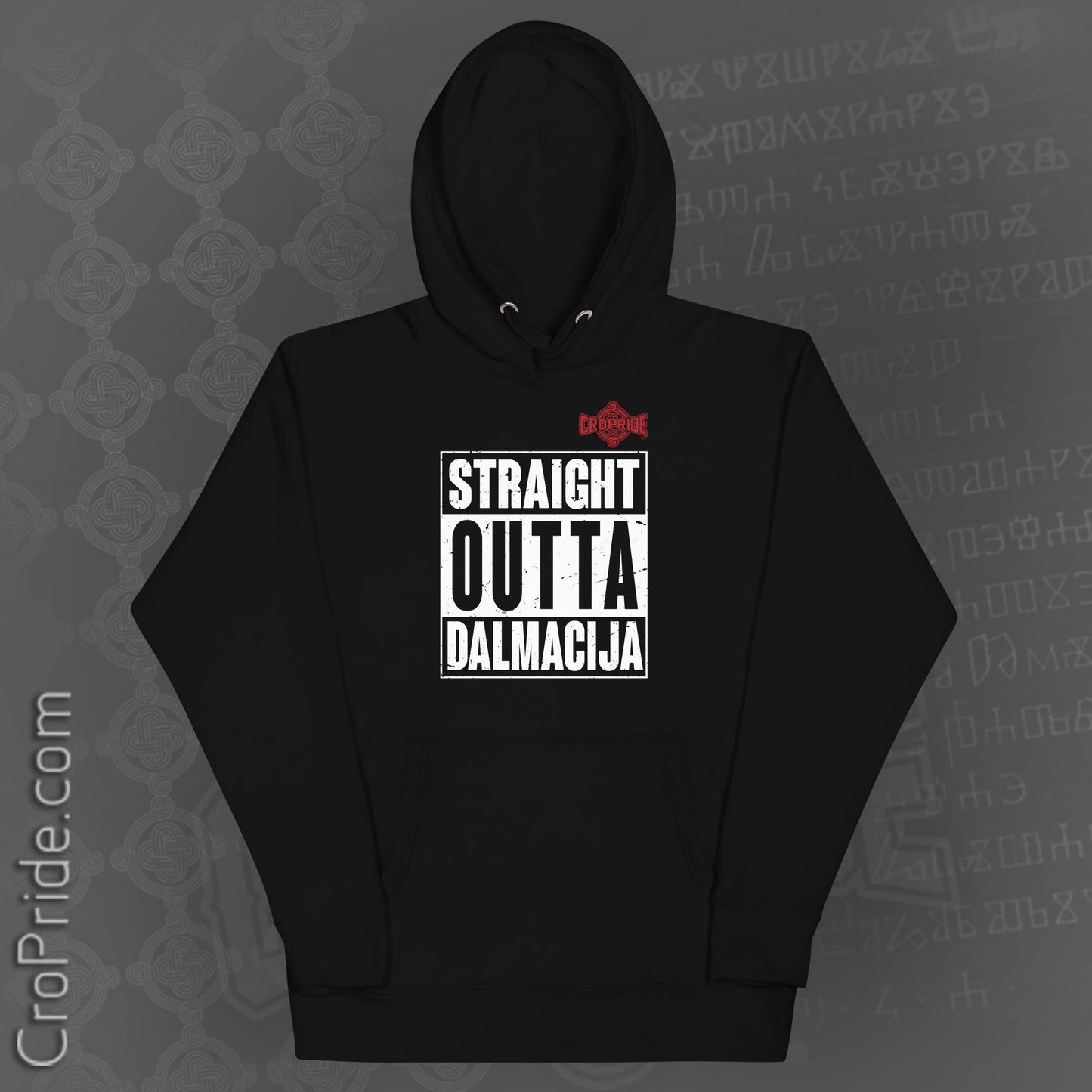 STRAIGHT OUTTA DALMACIJA" Croatian T-Shirt By CroPride Gear