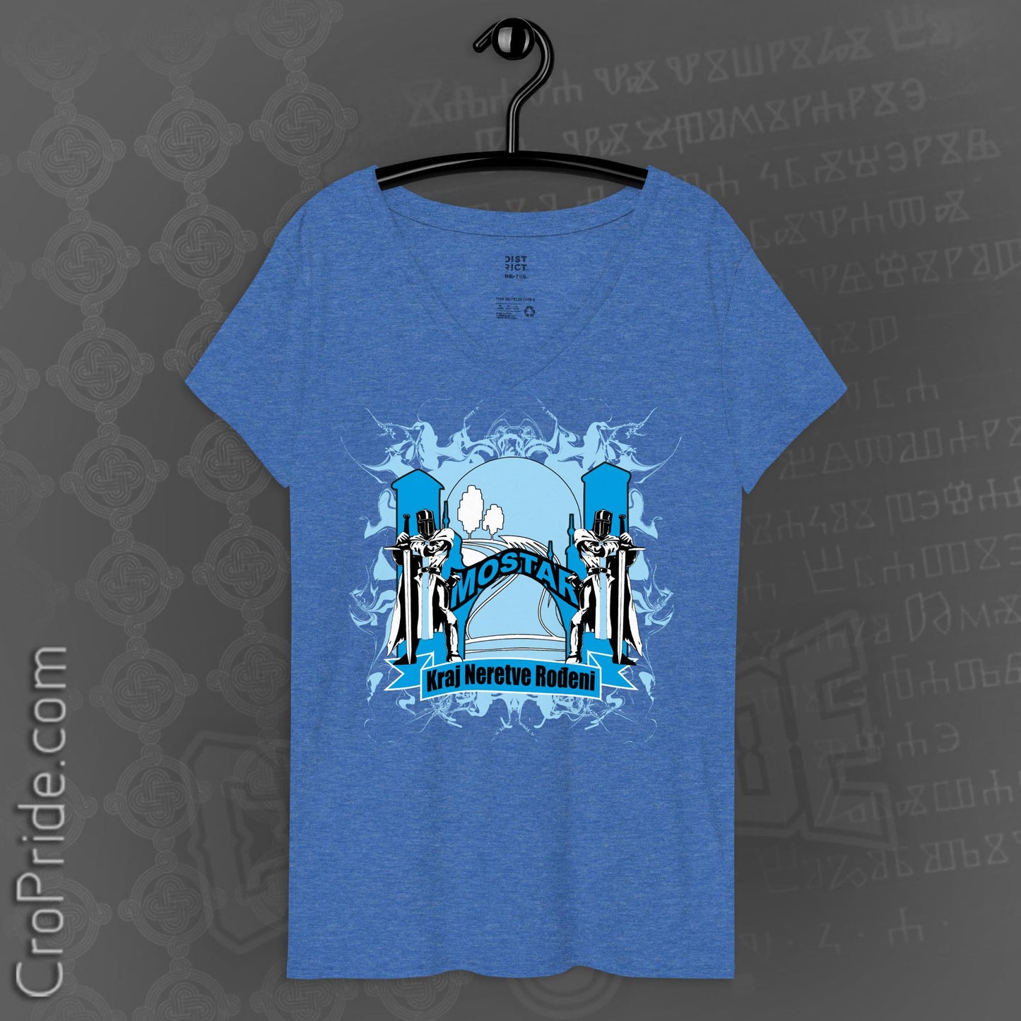  "Mostar"-Hercegovina Women’s T-shirt Designed By CroPride Gear