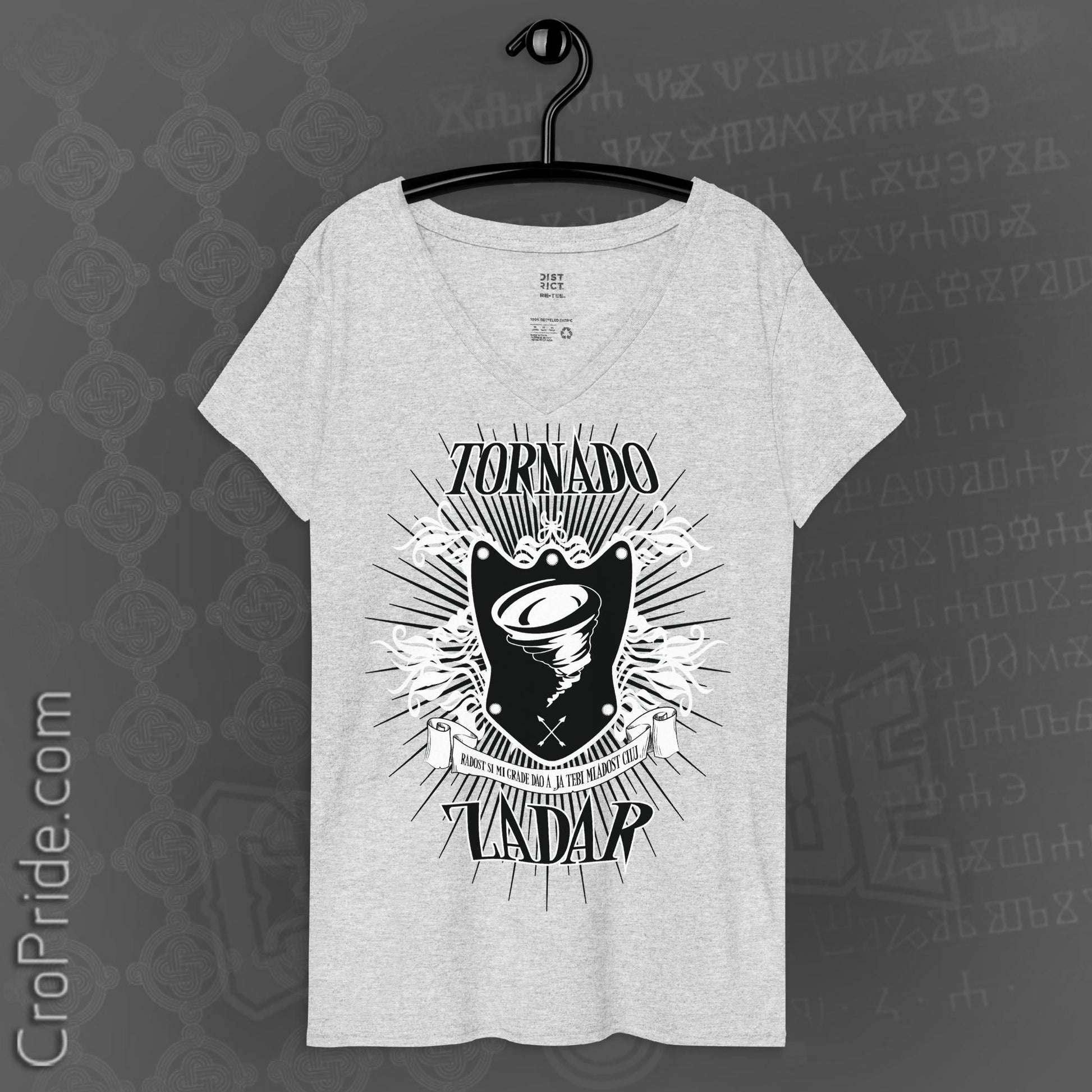  "Tornado Zadar" Women T-Shirt Designed Zadar T-Shirt By CroPride Gear
