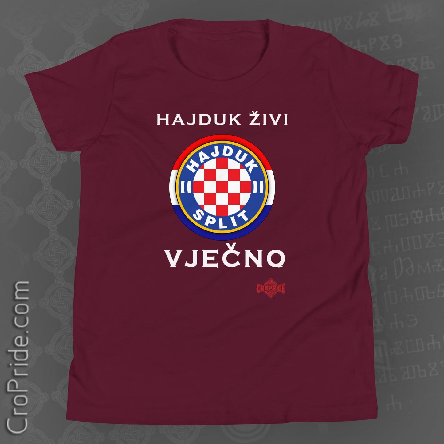 Hajduk Zivi Vjecno Youth T-Shirt - Celebrate The Undying Spirit of Hajduk Split