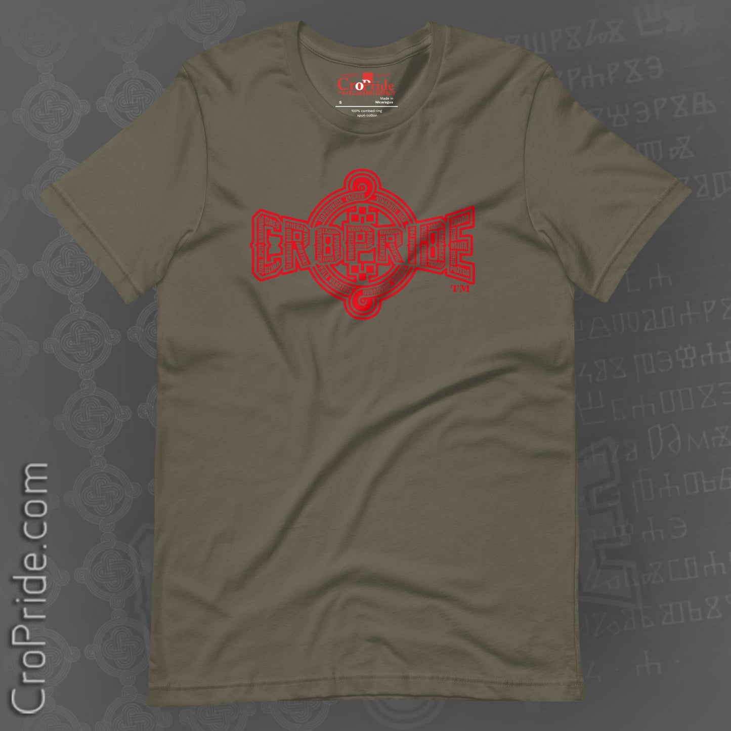Croatian Towns CroPride Short Sleeve T-Shirt - Show Your Croatian Pride