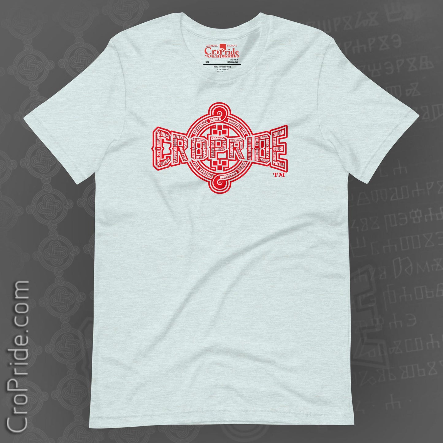 Croatian Towns CroPride Short Sleeve T-Shirt - Show Your Croatian Pride