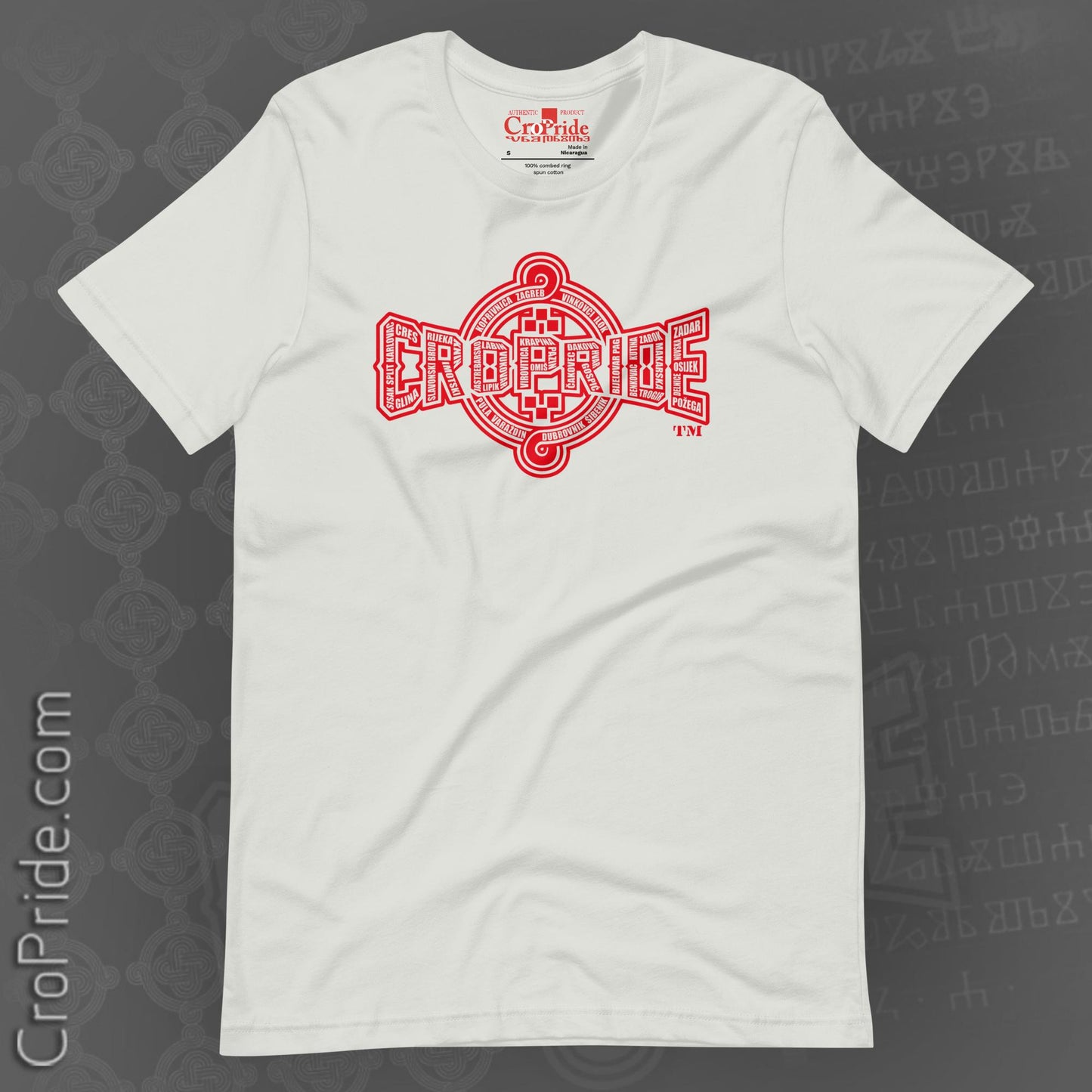 Croatian Towns CroPride Short Sleeve T-Shirt - Show Your Croatian Pride