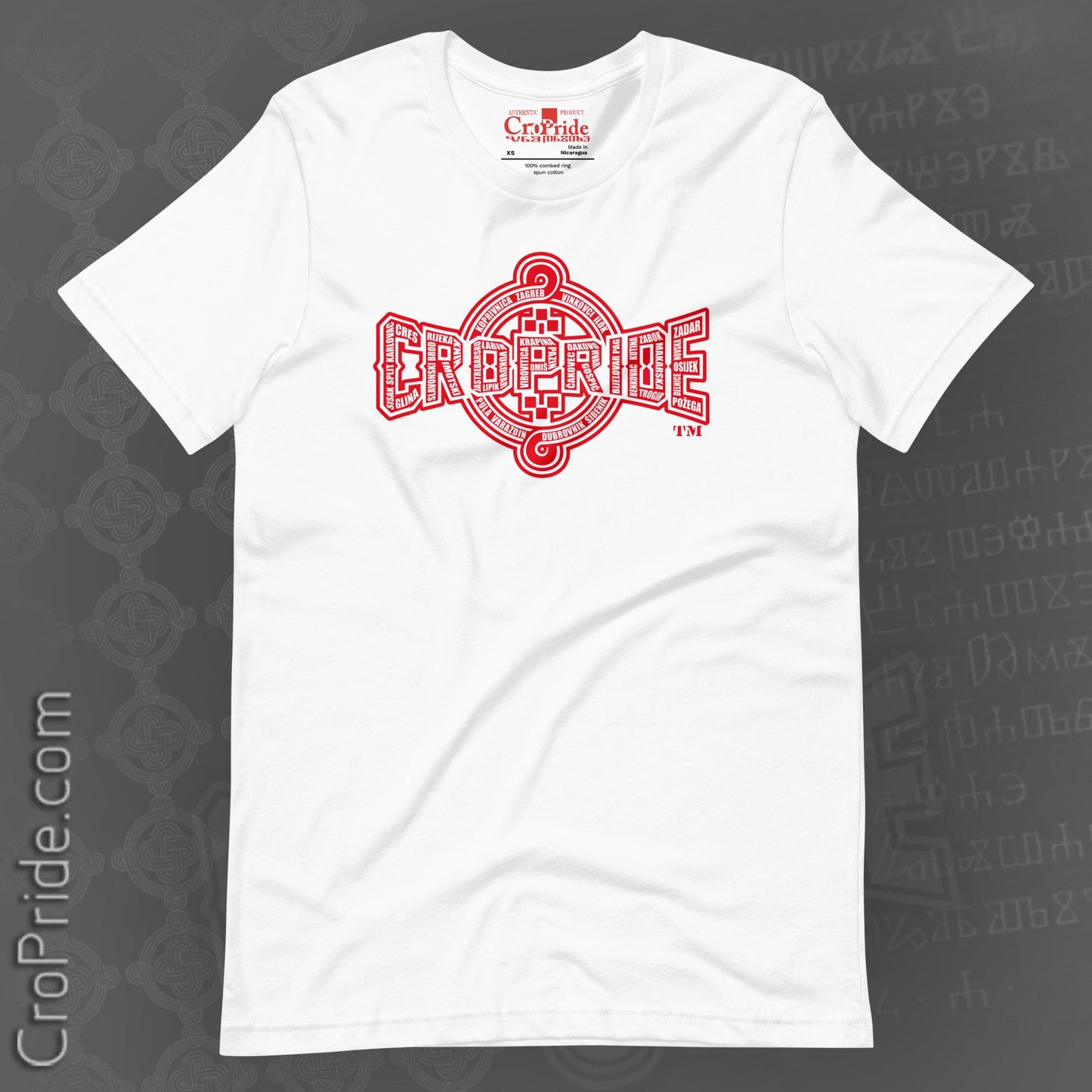 Croatian Towns CroPride Short Sleeve T-Shirt - Show Your Croatian Pride
