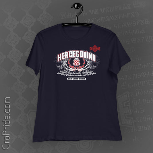 Hercegovina-Women's Relaxed T-Shirt-By CroPride Gear