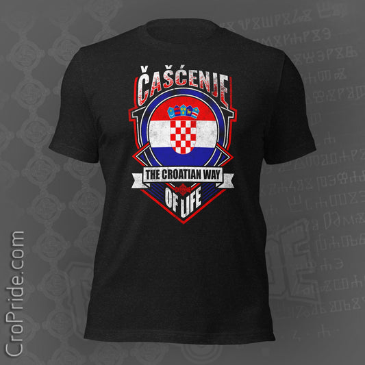 Cascenje: The Croatian Way of Life Unisex T-Shirt - CroPride Gear