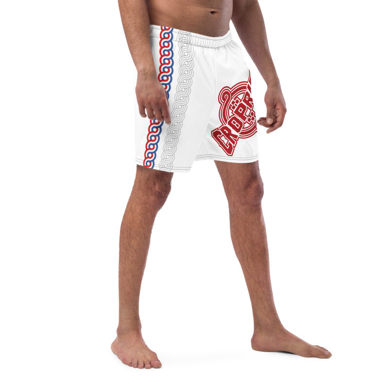 Croatian Swim Trunks with Croatian Pleter Design By CroPride Gear