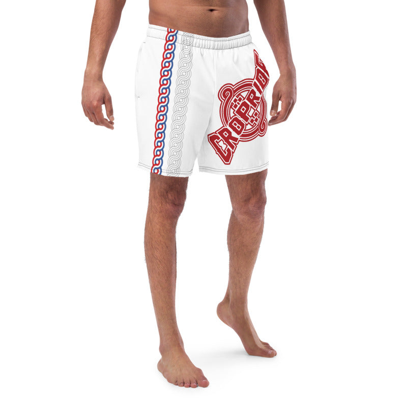 Croatian Swim Trunks with Croatian Pleter Design By CroPride Gear