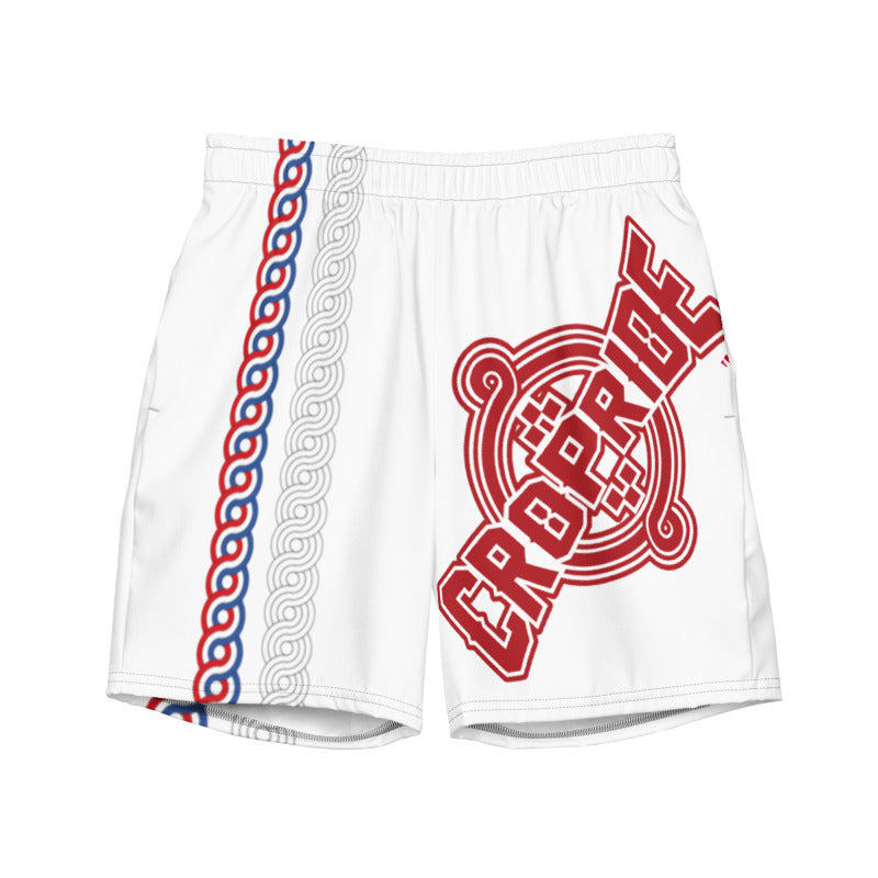 Croatian Swim Trunks with Croatian Pleter Design By CroPride Gear