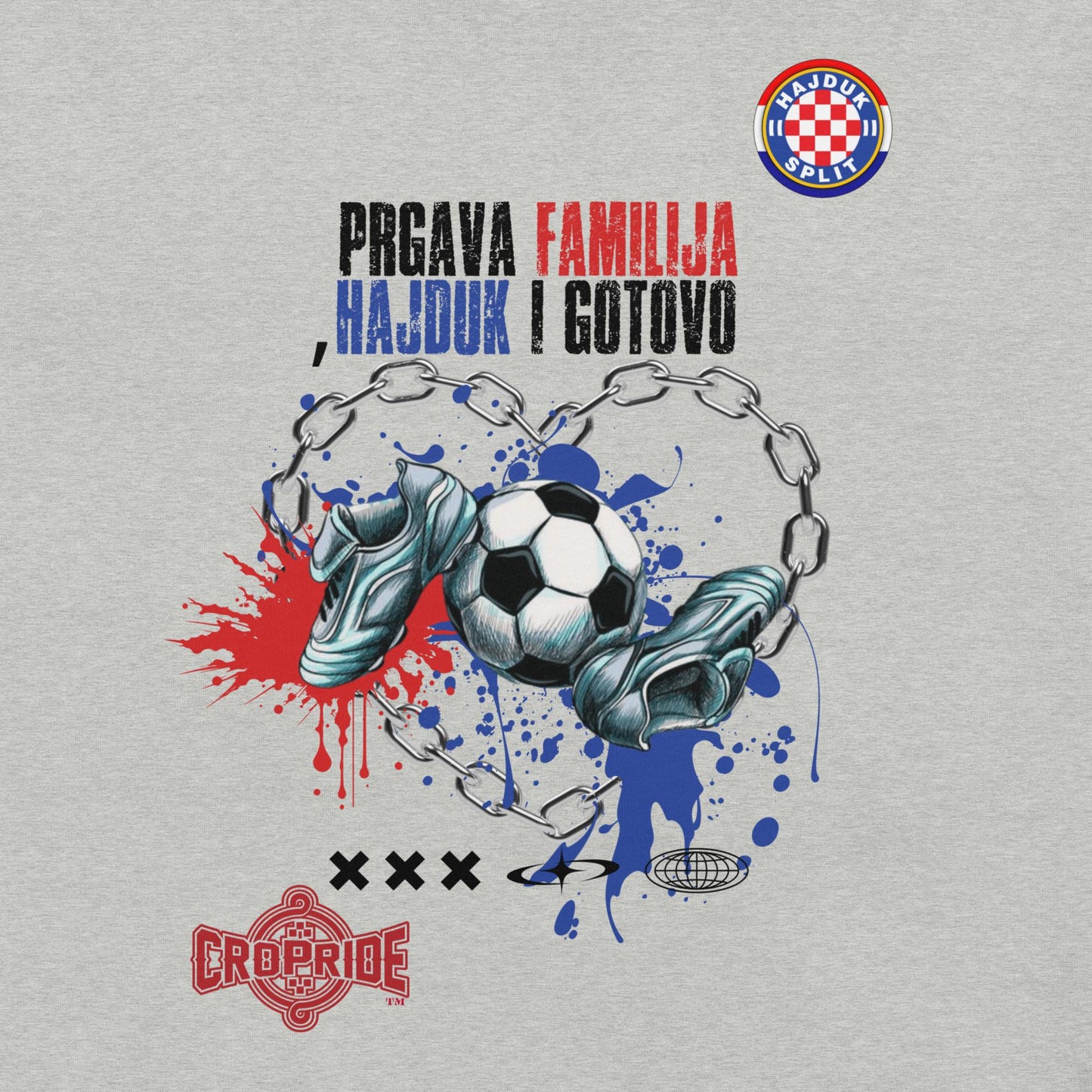 Hajduk Split TORCIDA Unisex t-shirt By CroPride Gear