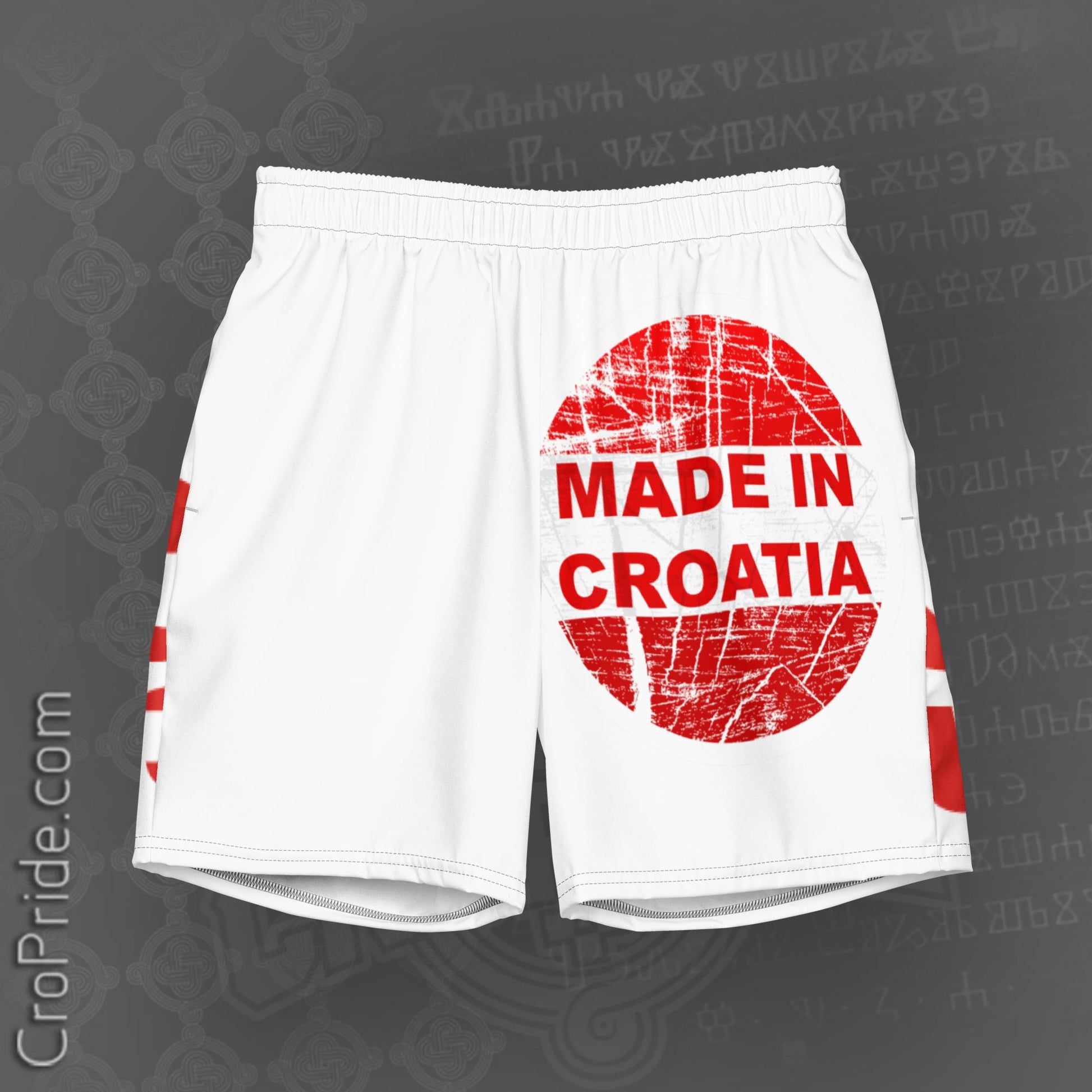 Croatian Swim Trunks - Quick-Drying, Recycled Fabric by CroPride Gear