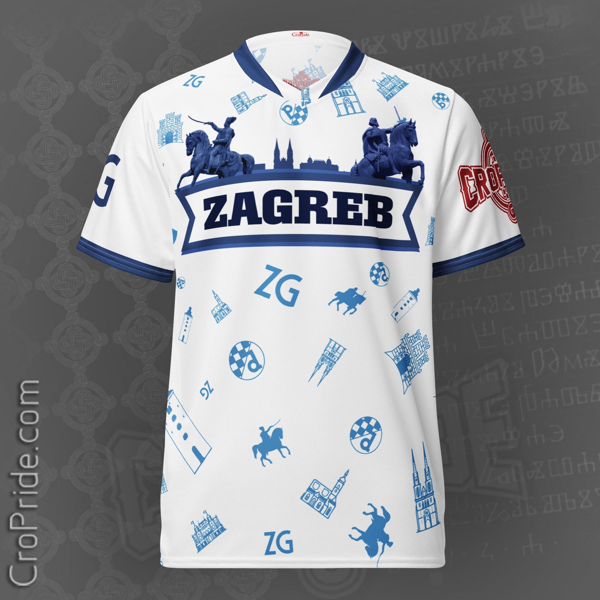 Zagreb Croatia Ban Jelacic Square Jersey By CroPride Gear