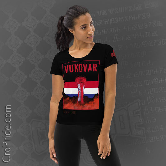 Vukovar Croatia Heroic Resilience Jersey - Moisture-Wicking Sports Mesh Fabric