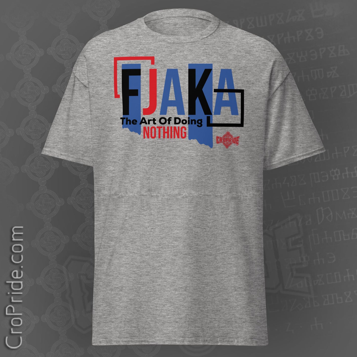 Fjaka Croatian T-Shirt for Men - Designed By CroPride Gear