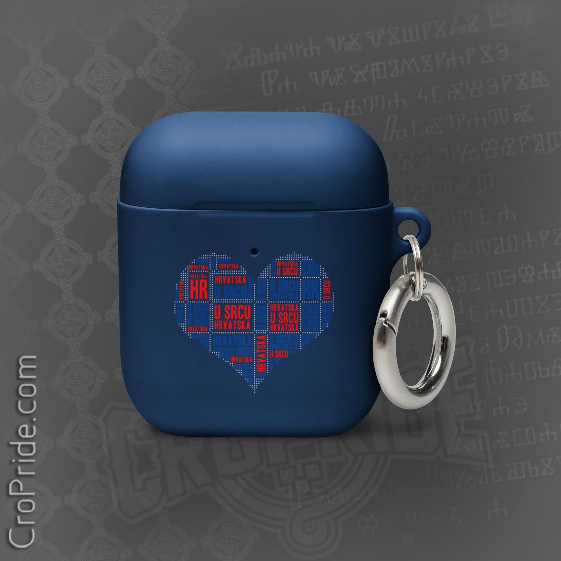 Croatian Gifts: Hrvatska U Srcu Rubber Case for AirPods®