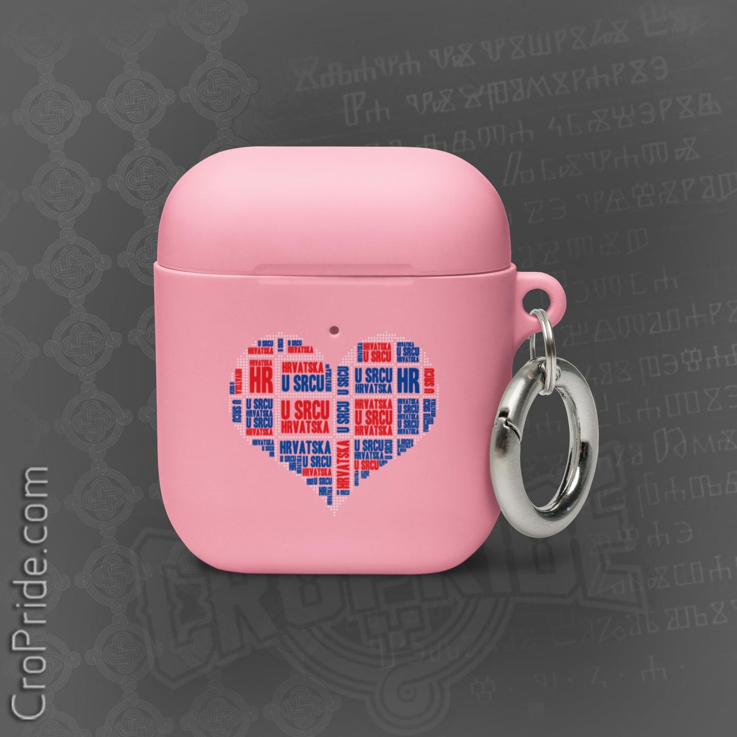 Croatian Gifts: Hrvatska U Srcu Rubber Case for AirPods®