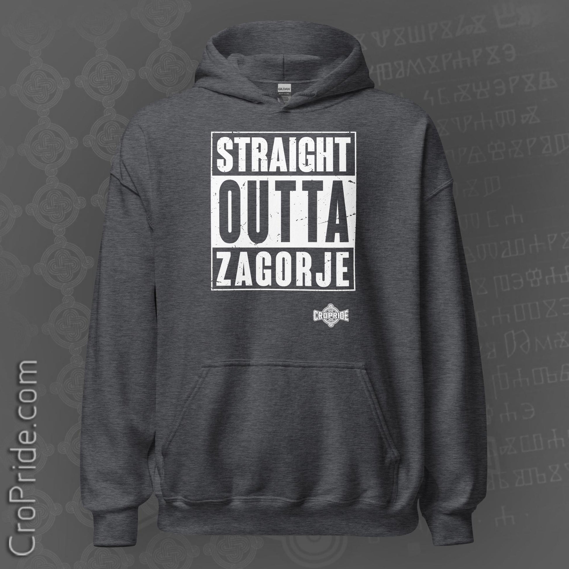 Croatian Hoodie: Straight Outta Zagorje - Comfy and Stylish