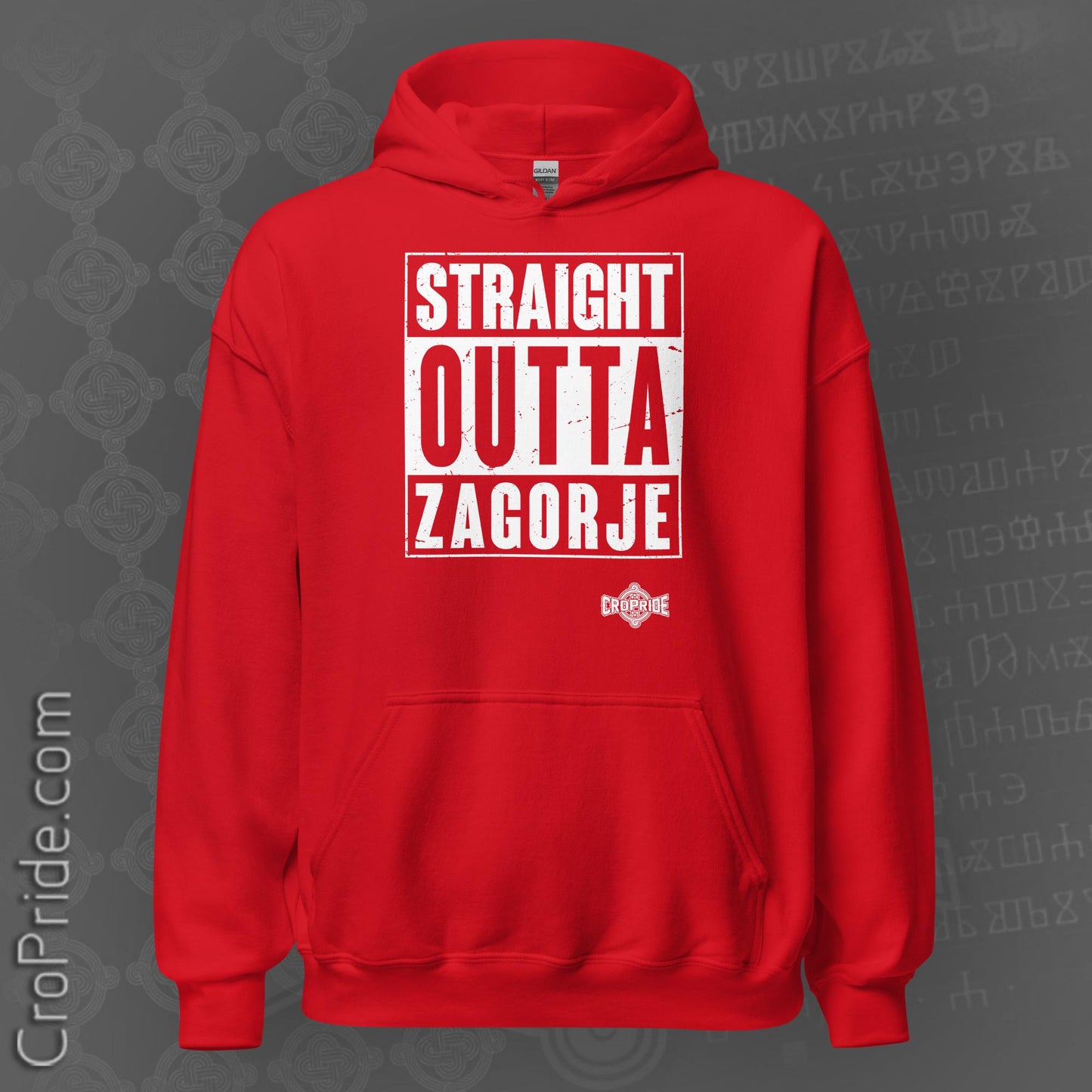 Croatian Hoodie: Straight Outta Zagorje - Comfy and Stylish