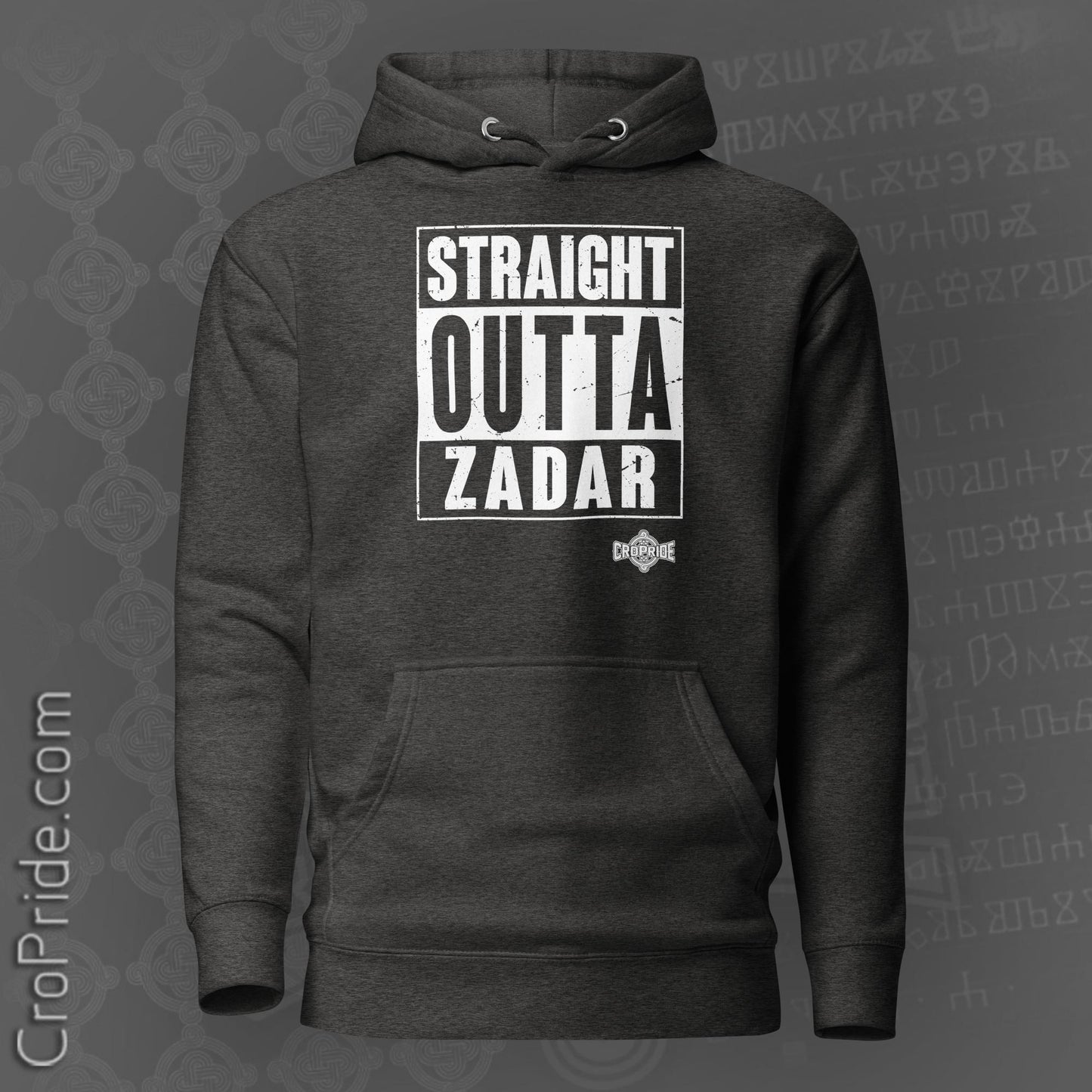 Croatian Hoodie: "Straight Outta Zadar" - Vibrant, Humorous, and Comfortable