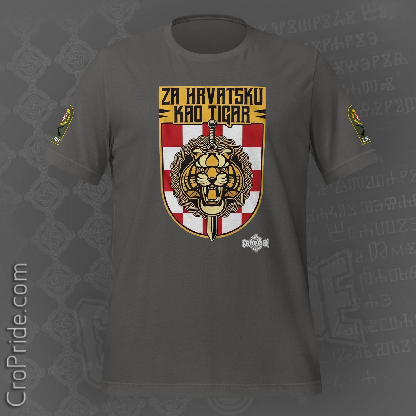 Za Hrvatsku Kao Tigar Unisex T-Shirt - CroPride Gear