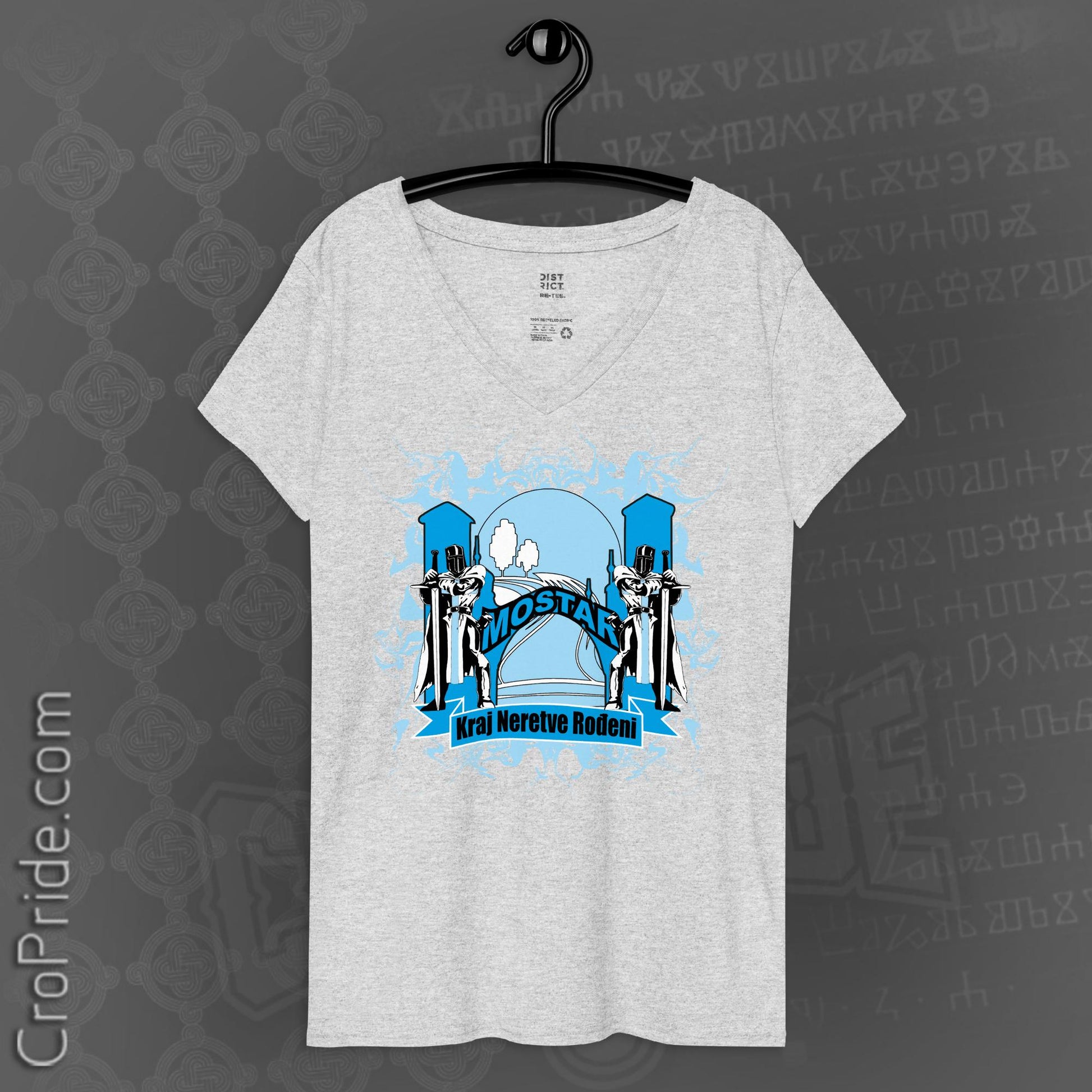  "Mostar"-Hercegovina Women’s T-shirt Designed By CroPride Gear